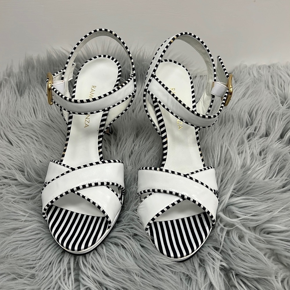 Ramon Tenza white & black heels